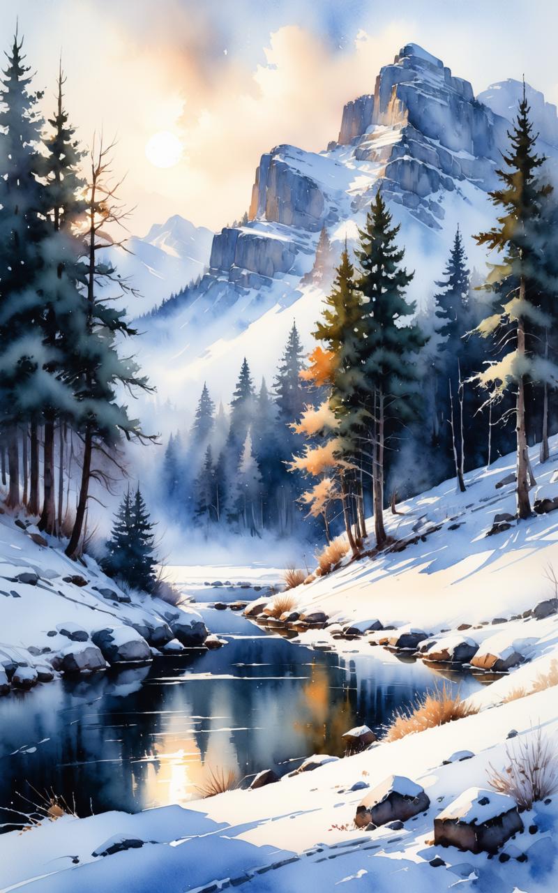 03916-609949050-Greg Rutkowski inspired watercolor winter landscape, captivates with sharp focus, intricate details, capturing a serene winter m.png